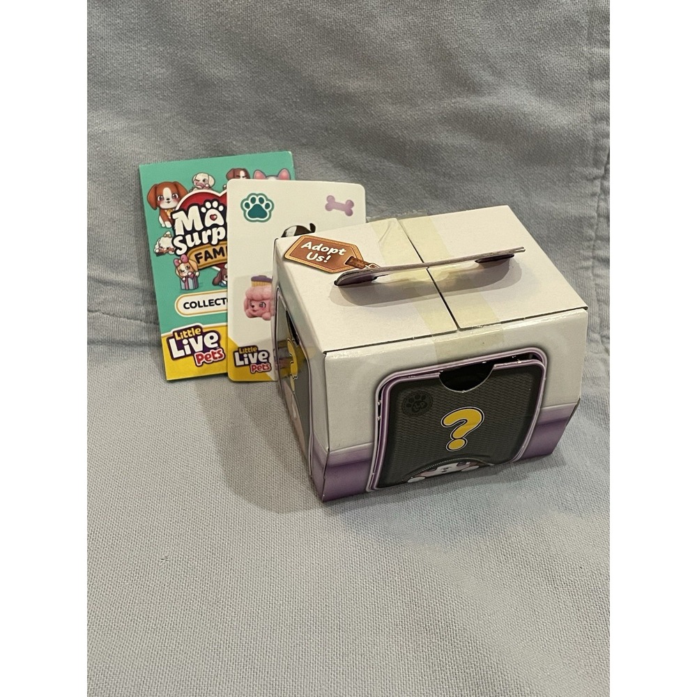 NEW Open Box Little Live Pets Mama Surprise Families Adoption Pack 3 Dogs